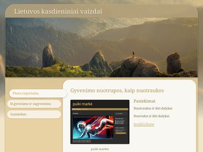 Gyvenimo nuotrupos, kaip nuotraukos  puikimarket.simdif.com