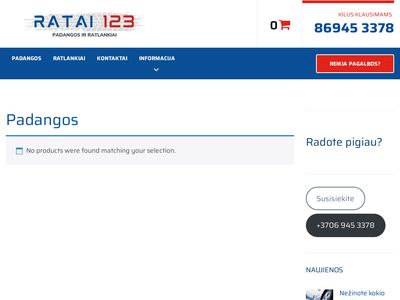 Padangos | Ratlankiai | Ratai123.lt  ratai123.lt