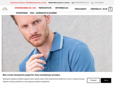 Vyriški drabužiai internetu | Pirk daugiau už mažiau