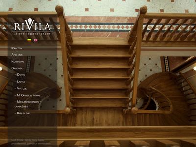 Rivila – UAB Rivila – Staircase, door, furniture design,