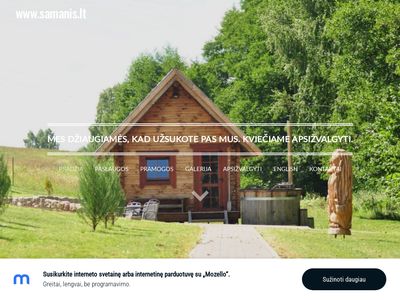 Kaimo turizmo sodyba – Pradžia  samanis.mozello.lt