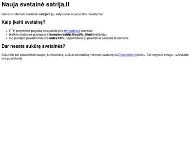 ŠATRIJA  www.satrija.lt