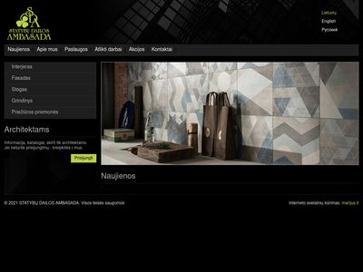 Naujienos – Statybų dailos ambasada  www.sdambasada.lt