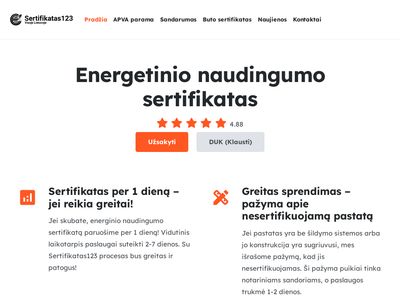 Energetinio Naudingumo Sertifikatas – Greitai ir Maža Kaina