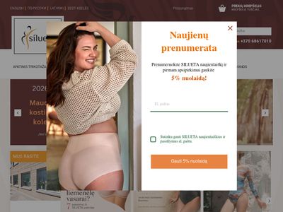 SILUETA – apatinis trikotažas, kompresinės kojinės