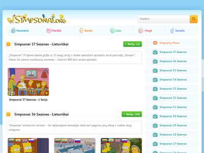 Simpsonai online lietuviškai  simpsonai.org