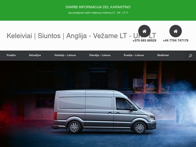 Siuntiniai į Angliją | 24/7 – Siuntos Anglija – Vežame LT – UK – LT