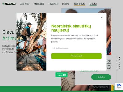 Skautatinklis  www.skautai.lt