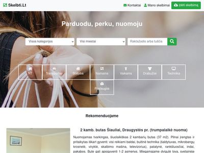 Skelbti.lt – Parduodu, perku, nuomoju  www.skelbti.lt