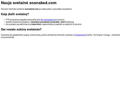 SOSnaked – creative producers boutique   www.sosnaked.com