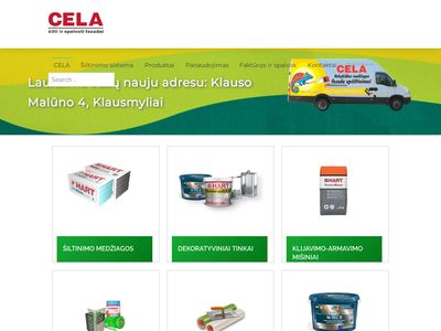 CELA – CELA – Spalvoti Fasadai  www.spalvotifasadai.lt