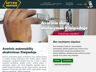 Avarinis spynų atrakinimas, remontas ir montavimas – Spynų Meistras