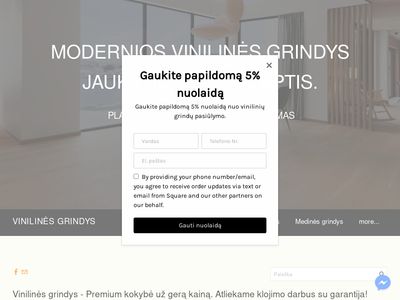 VINILINĖS GRINDYS – Vinilinė grindų danga už ger&#