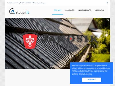 Stogo dangos, stogu dengimas  www.stogui.lt