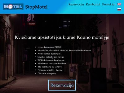stopmotel.lt – Užregistruotas domenas – Interneto vizija