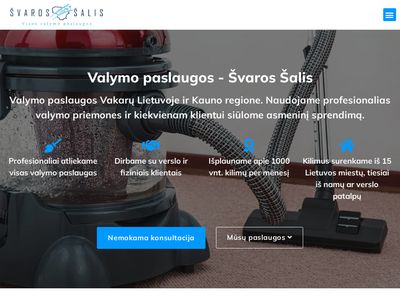 Valymo paslaugos – didelė valymo paslaugų įvairovė:Svaros Salis