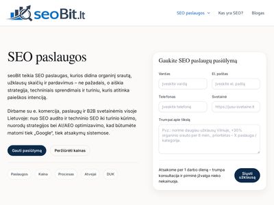 Internetinių svetainių kūrimas | Svetainiukurejai.lt