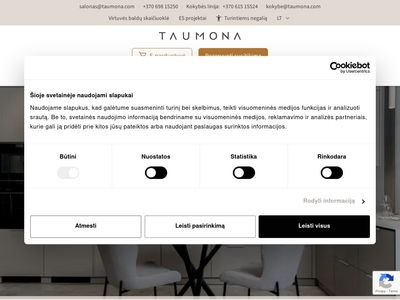 Baldų gamyba, projektavimas: virtuvės, vonios – Taumona