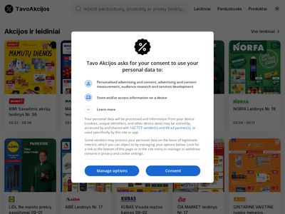 Akcijos, nuolaidos ir leidiniai | TavoAkcijos  tavoakcijos.lt