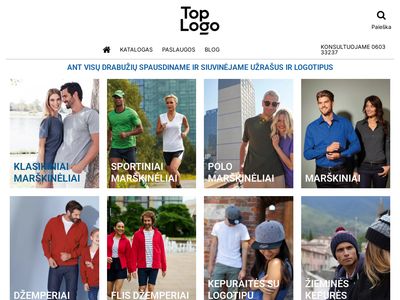 TopLogo.lt: Reklaminiai ir darbo drabūžiai | Logotipų spauda