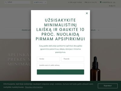 Aplinkai draugiški produktai  www.urbanearthlovers.com