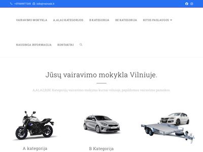 Vairavimo mokykla Vilniuje, Vairuok.lt Kokybiškas vairavimo mokymas