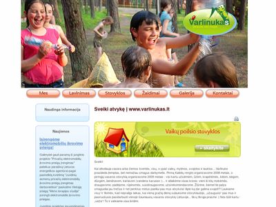 Sveiki atvykę į www.varlinukas.lt | vaikų ir jaunimo stovyklos,