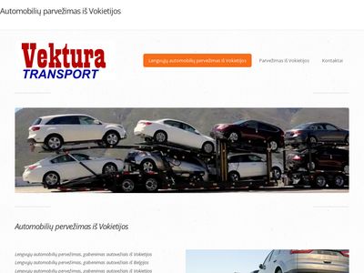 Automobilių pervežimas iš Vokietijos  vektura.lt