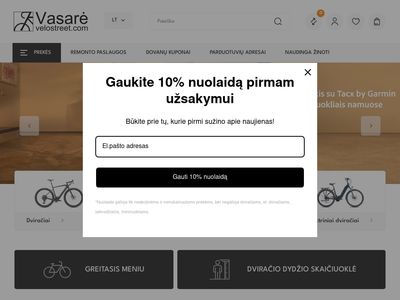 Dviračių Parduotuvė – Dviračiai Internetu – Velostreet.com