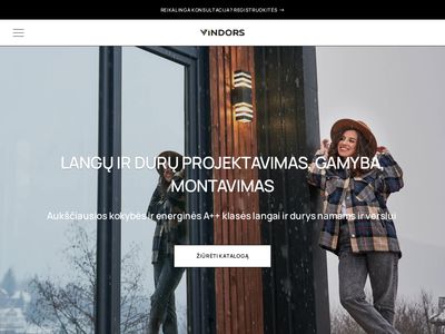 Langai ir durys – Vindors.lt  www.vindors.lt