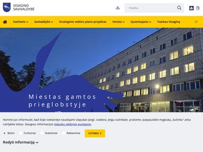 Visagino savivaldybė  www.visaginas.lt