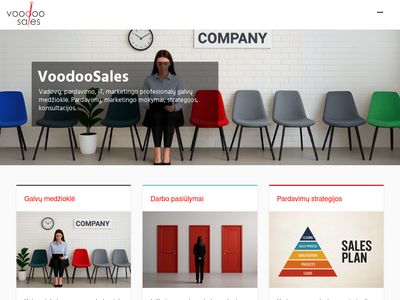 Pardavimai, lyderystė, mokymai, head-hunting’as | Voodoosales.lt