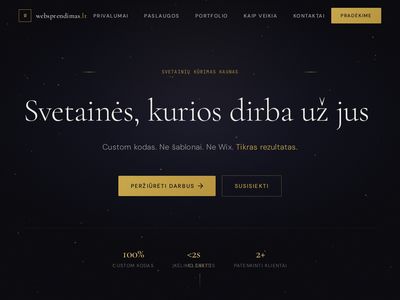 Internetinių svetainių kūrimas Kaune | Websprendimas.lt