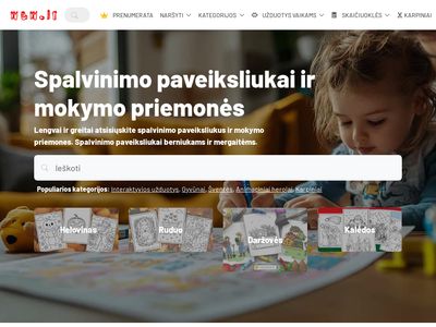 wew.lt – Nemokami paveiksliukai spalvinimui  wew.lt