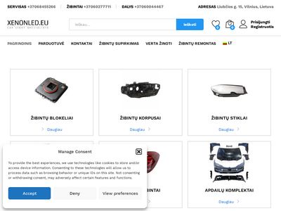 Xenonai  www.xenonai.lt