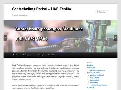 Santechnikos darbai, santechniniai matavimo prietaisai, remontas –